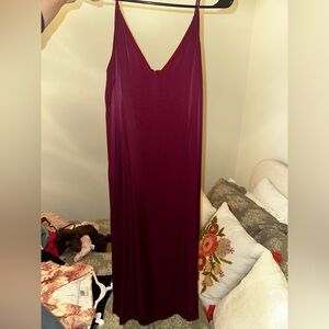 GAP Deep Red Maxi Dress